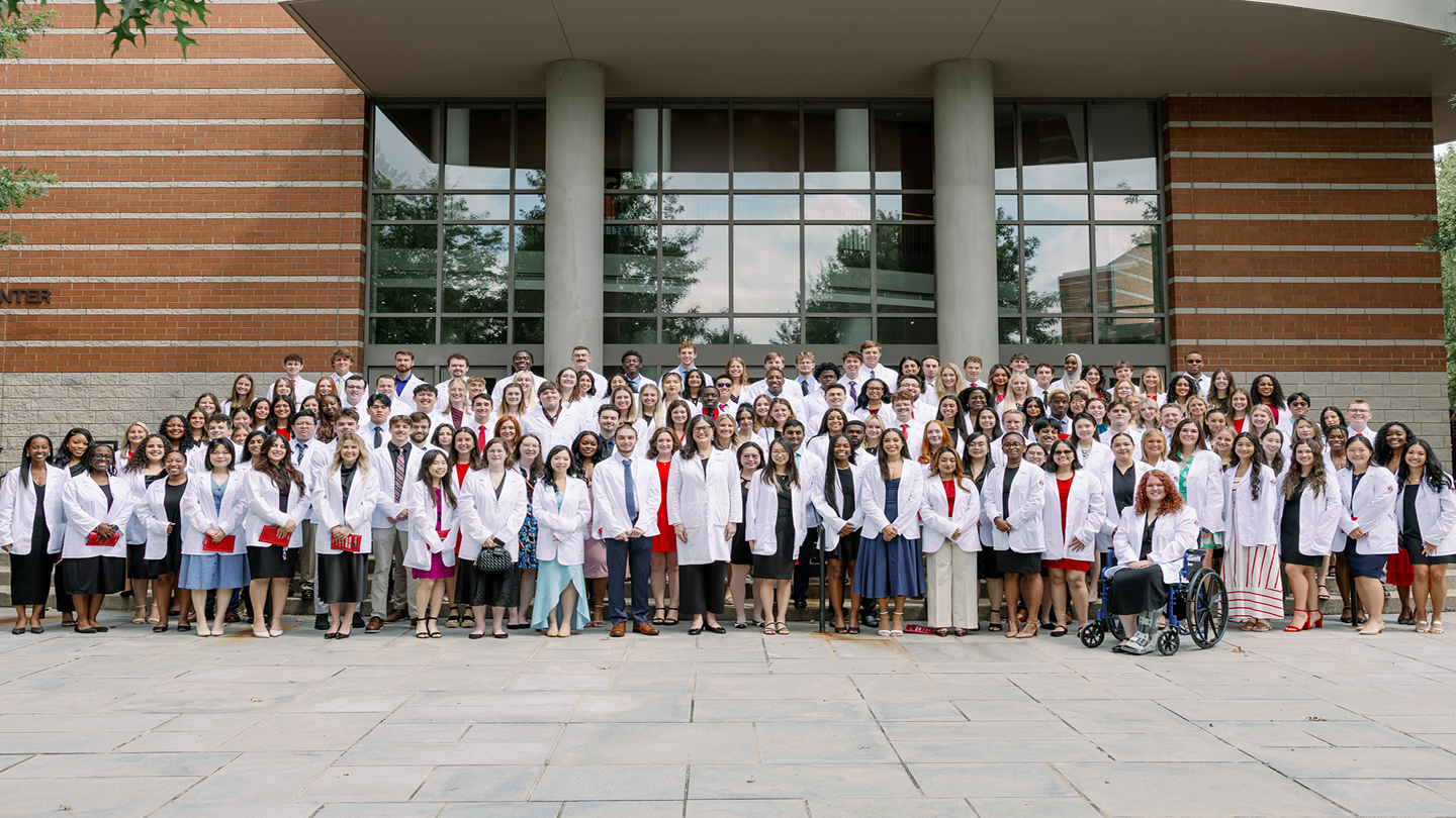 White Coat Ceremony Honors 147 First-Year Students